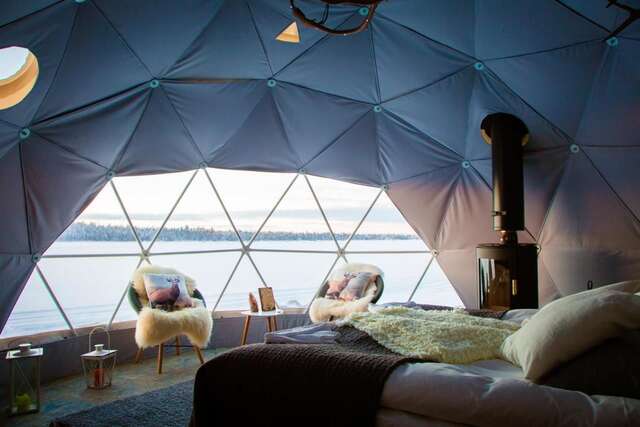 Люкс-шатры Aurora Dome & Glamping Муонио-31